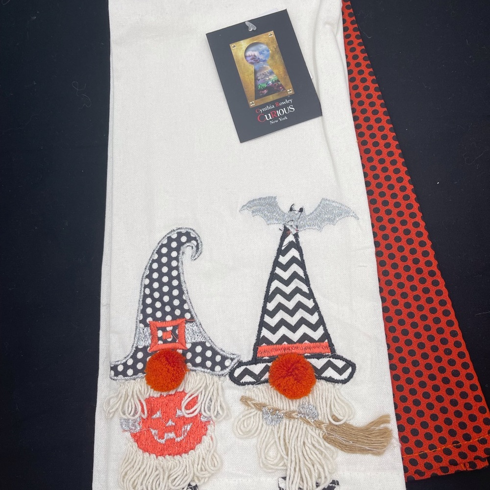 Cynthia Rowley Halloween Kitchen Dish Towels
